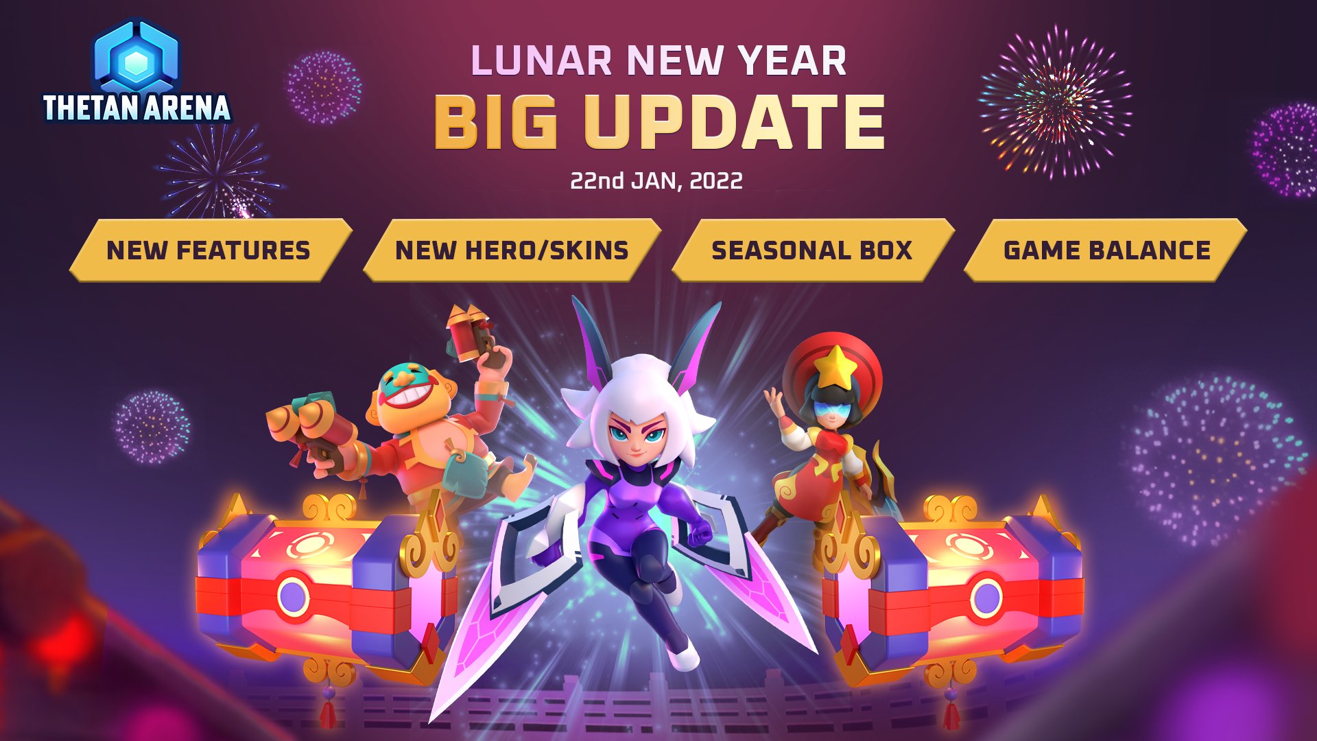 Thetan Arena Announces Luna New Year Update to Kick Off 2022